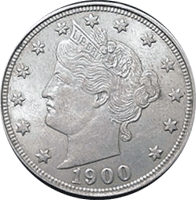 1900 Liberty Nickel