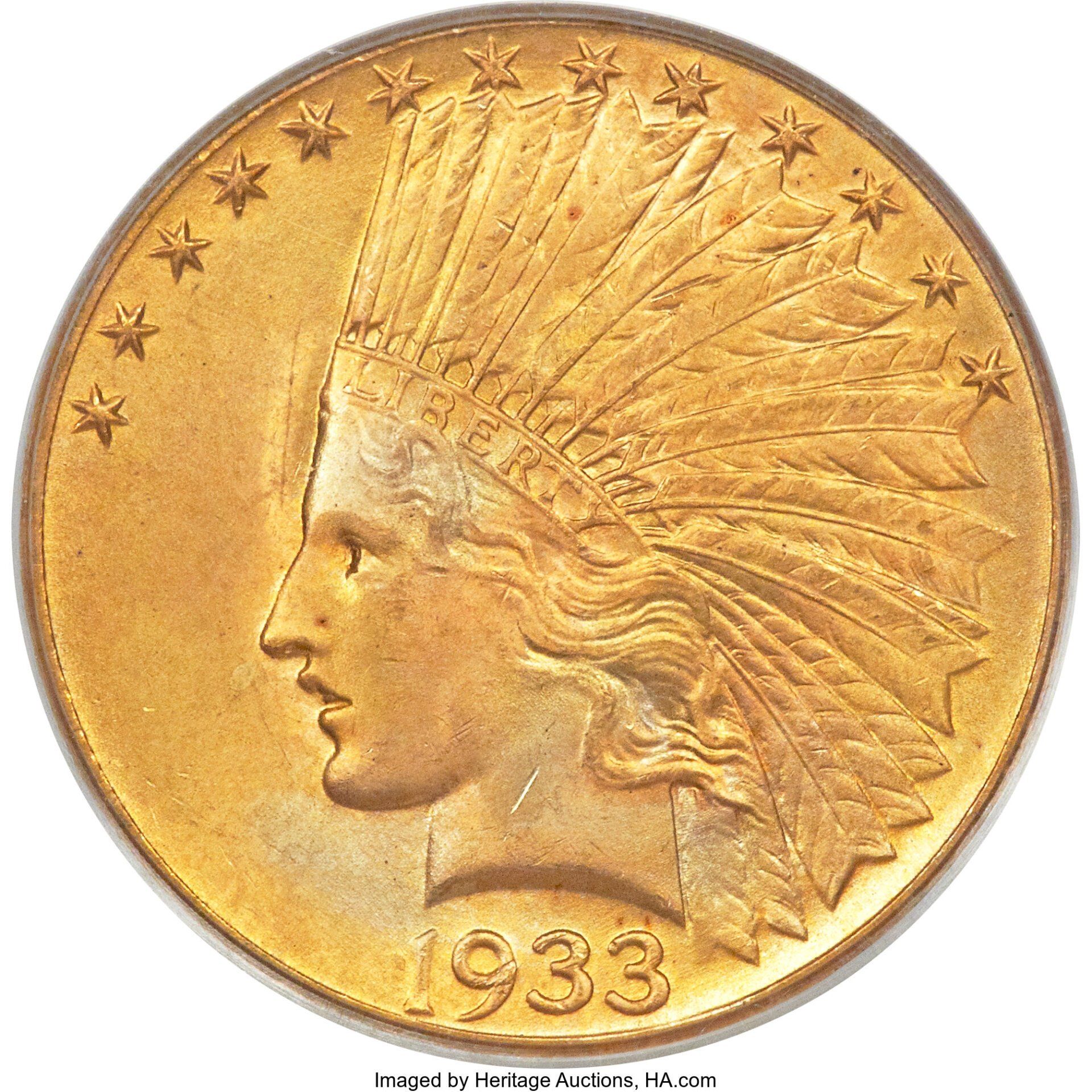 1933 Indian Head Gold Eagle PCGS