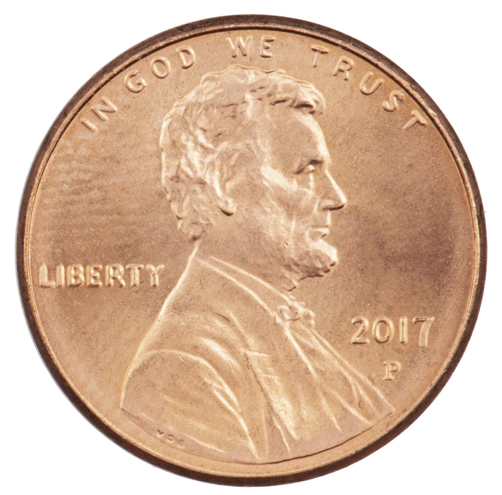 2017 Lincoln Penny from the Philadelphia Mint