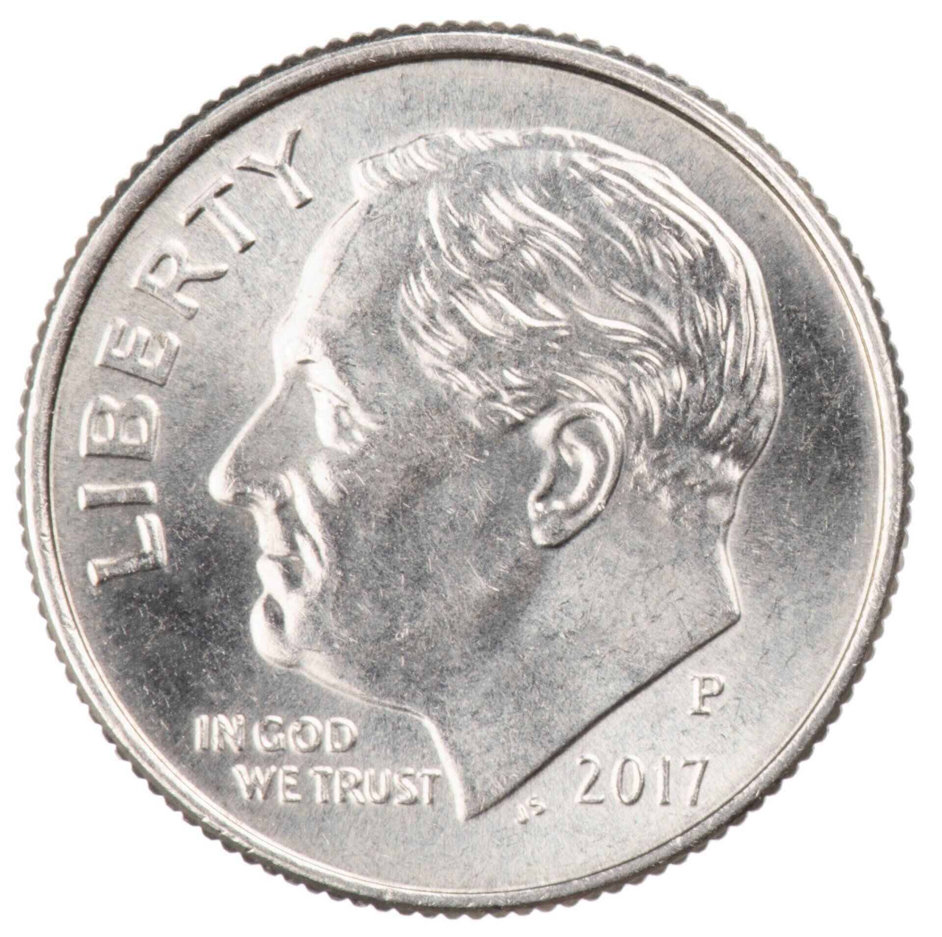 2017 Roosevelt Dime from the Philadelphia Mint