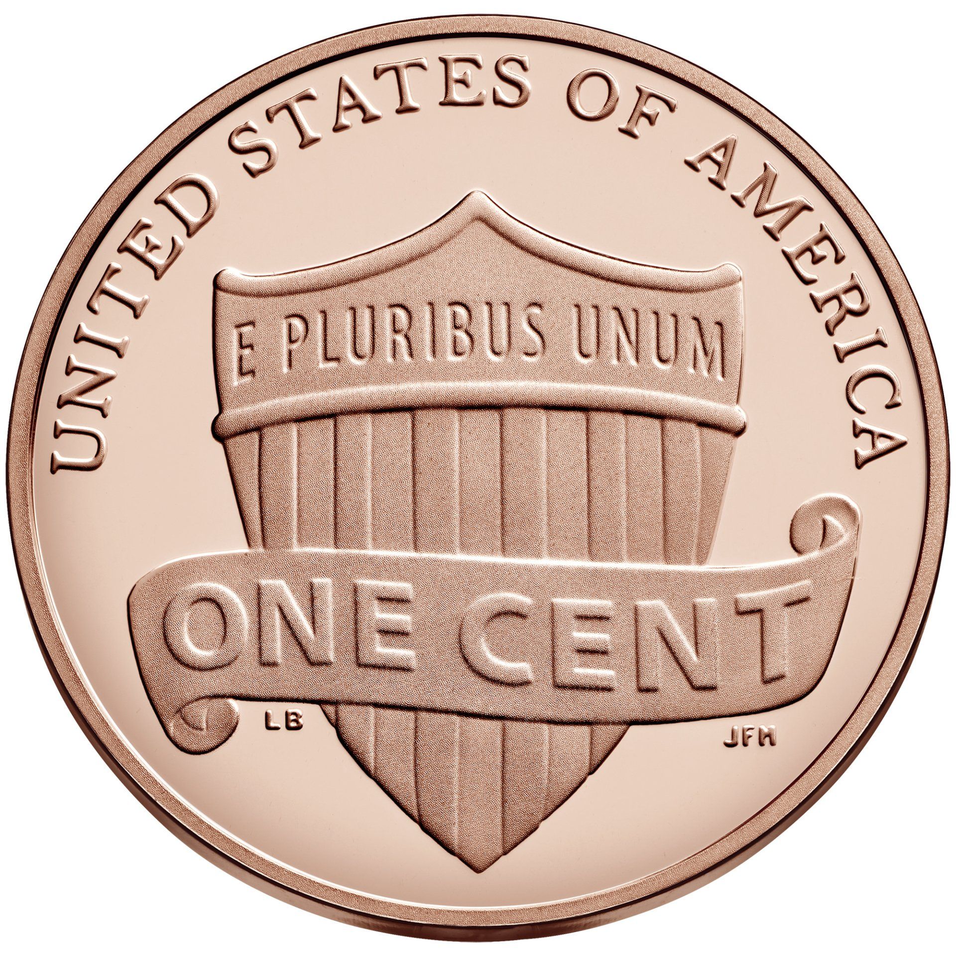 Lincoln Cent Shield Reverse