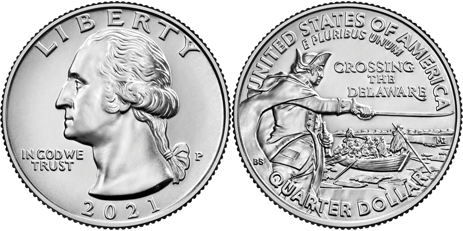The obverse and reverse of a U.S. Quarter