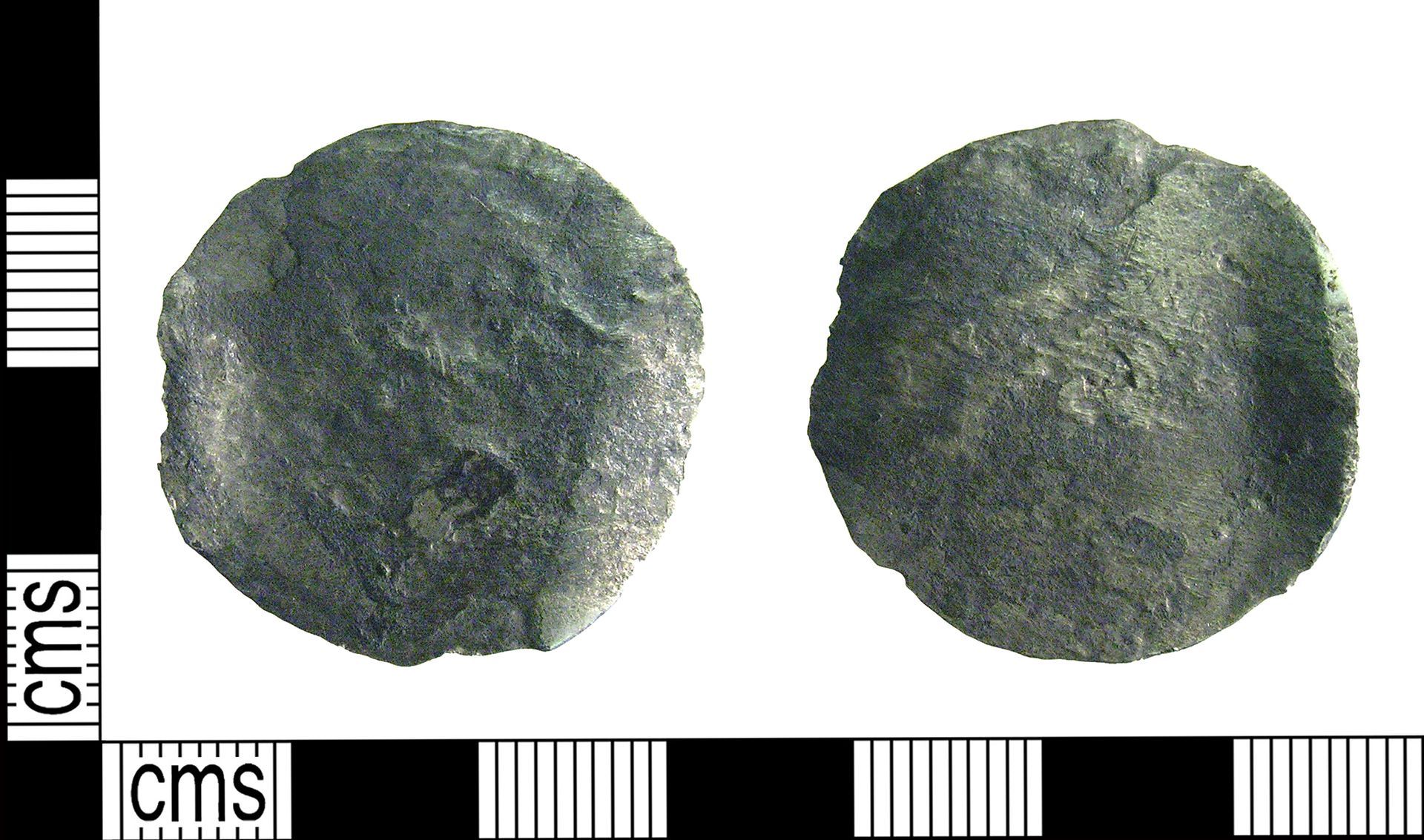 Post-medieval silver coin bent into a love token, 16th–17th c. Portable Antiquities Scheme via Wikimedia Commons (license as noted).