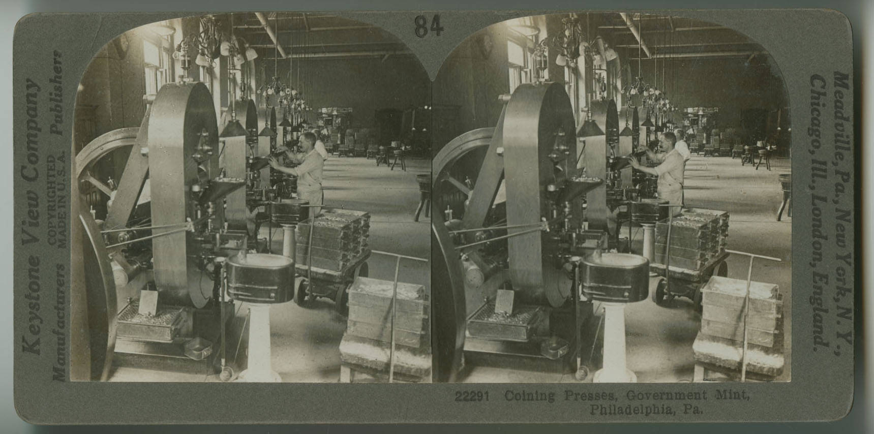 Operators tend to coin presses at the 3rd philadelphia mint