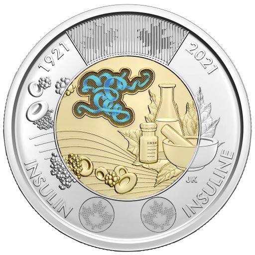 Insulin commemorative coin Canadian Mint