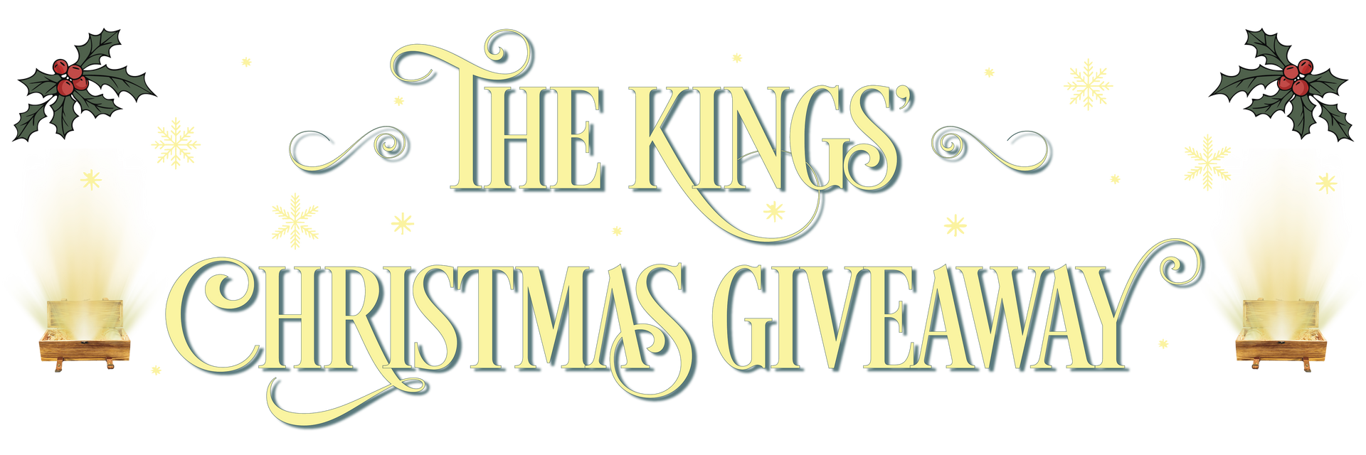 title= Enter The Kings’ Christmas Giveaway - Headline text graphic