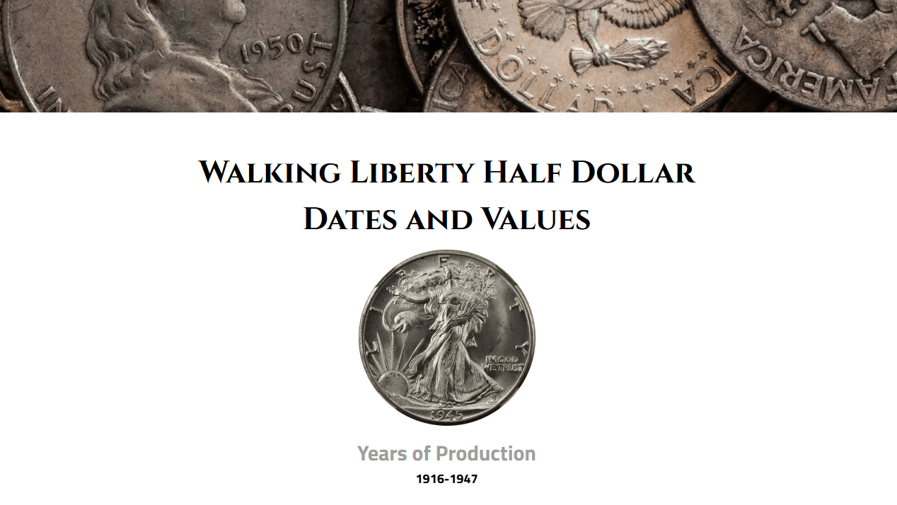 Details about   Walking Liberty Half Dollar Single Coin Ungimmicked 