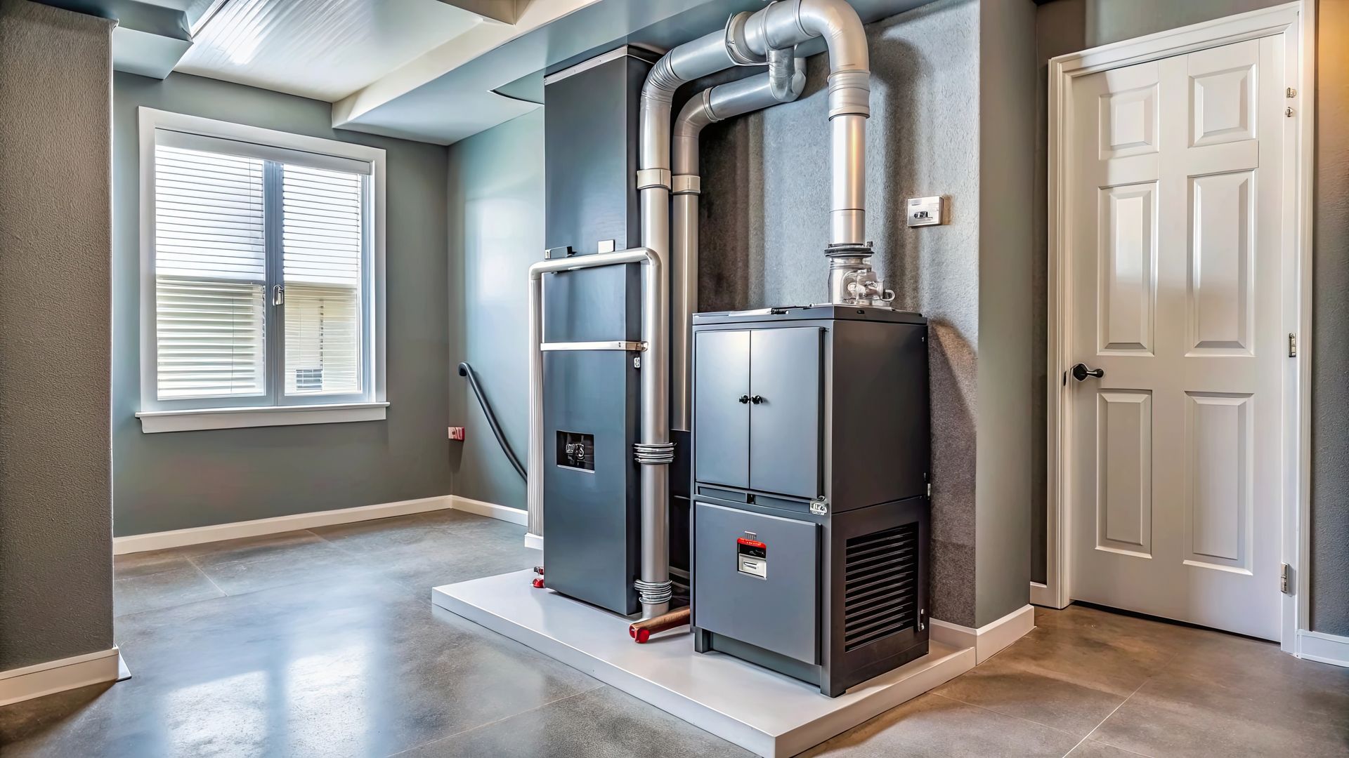 A person installs white tile on a brick fireplace; firewood is inside.