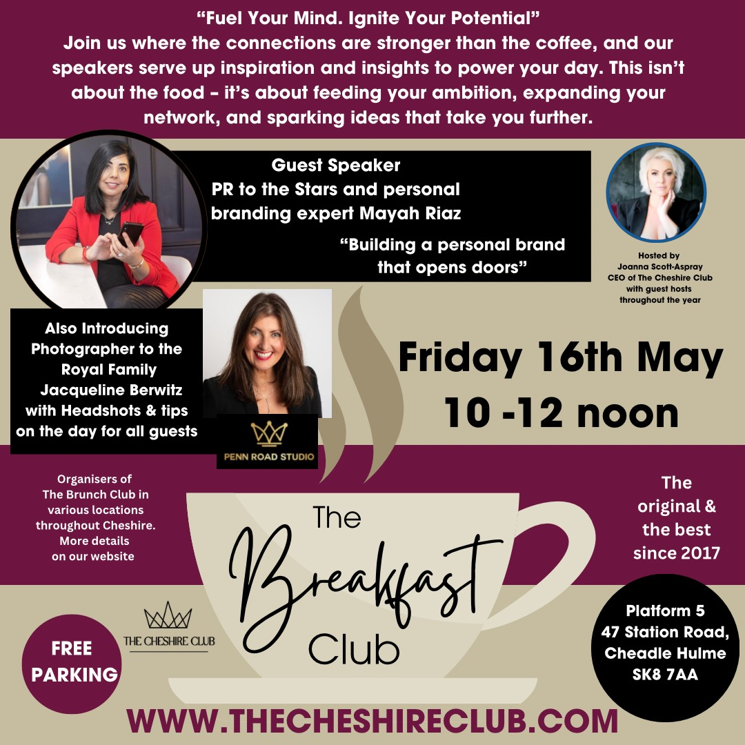 The Breakfast Club, The Cheshire Club 16th May 2025