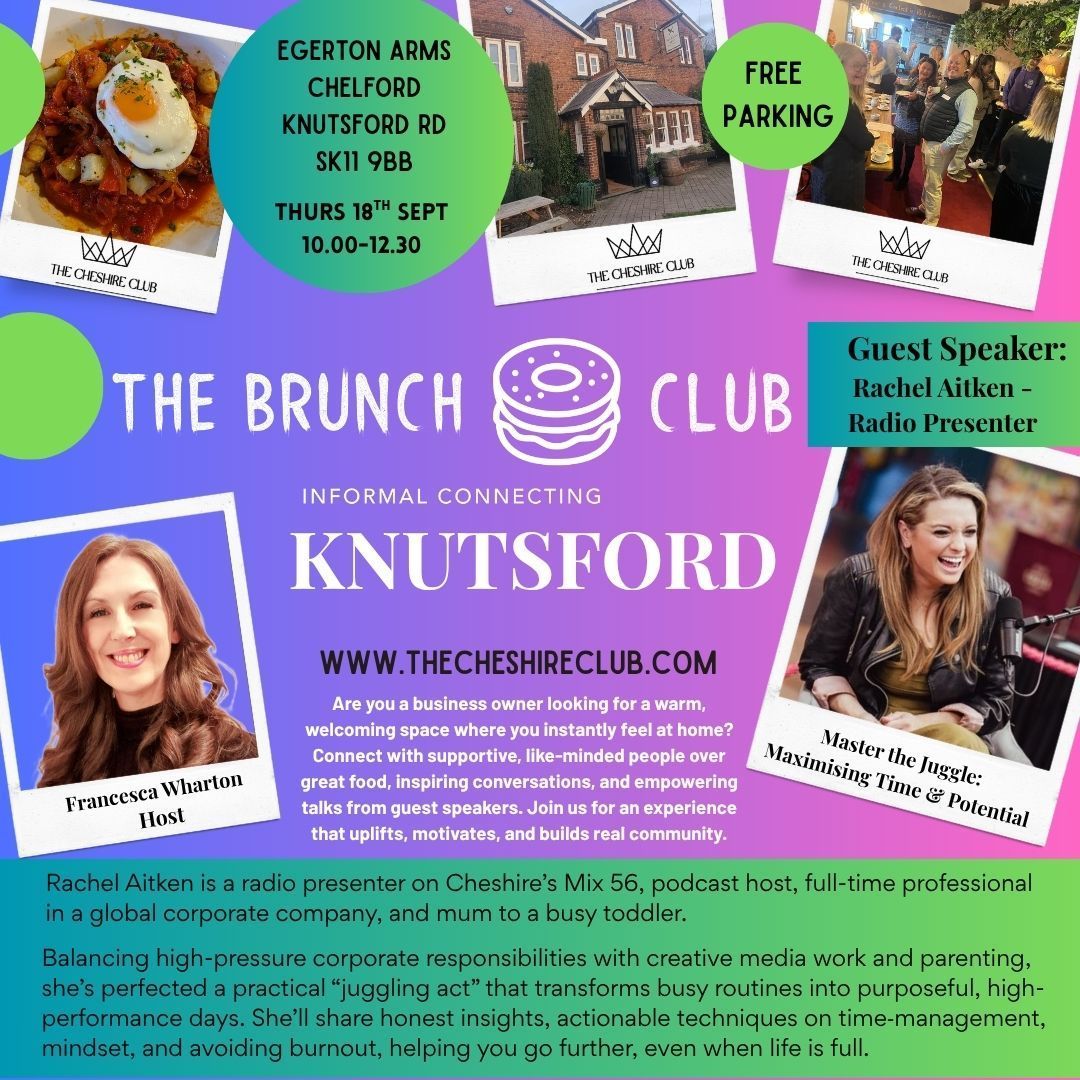The Brunch Club, Knutsford, The Cheshire Club 18th September 2025