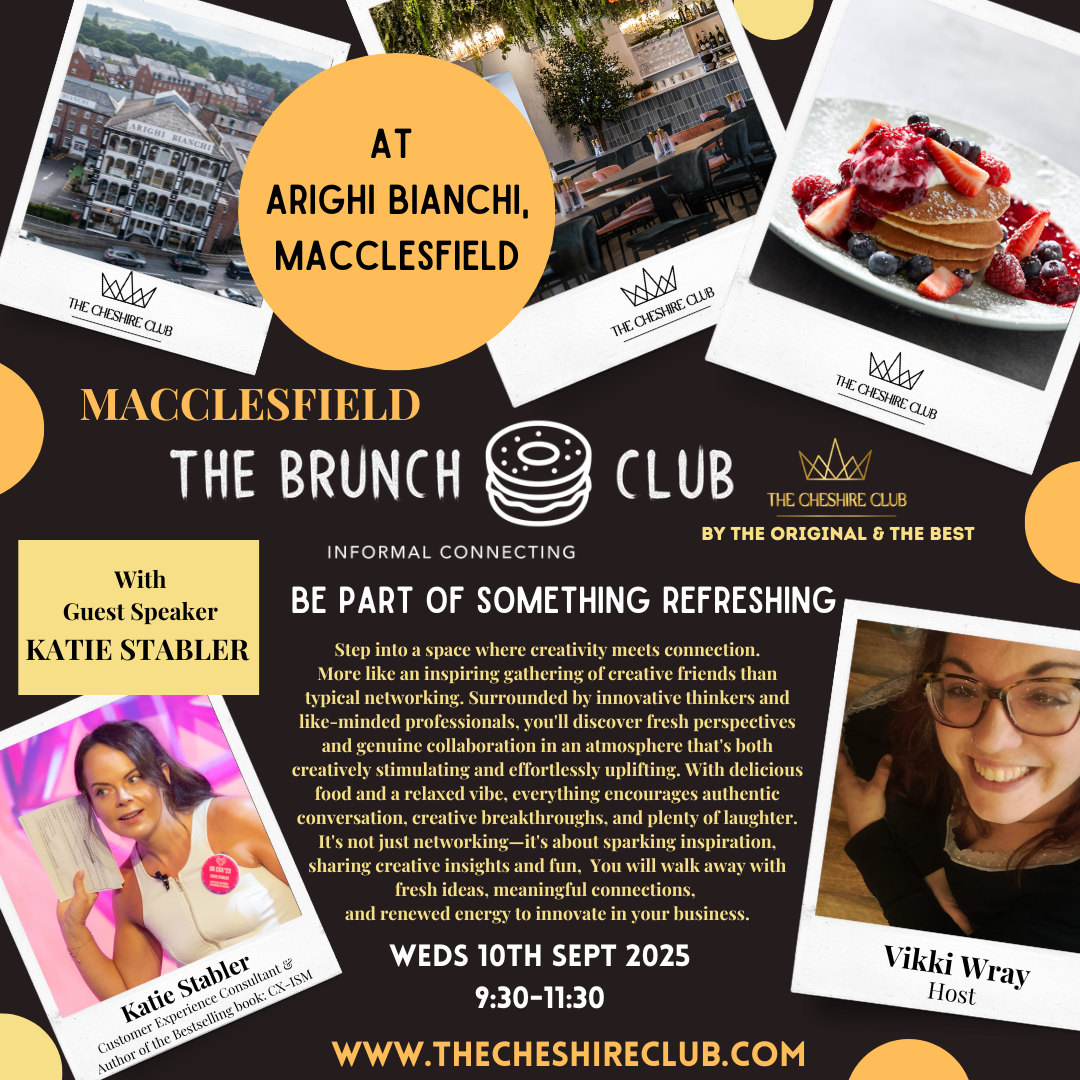The Brunch Club, Macclesfield 10th Sept 2025, The Cheshire Club