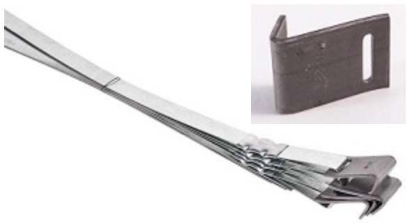 A close up of a metal object next to a picture of a metal object