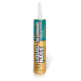 A tube of liquid glue with a white tip on a white background.