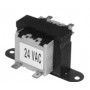 A black and white photo of a 24 vac transformer on a white background.