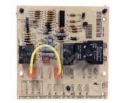A close up of a circuit board with a yellow wire attached to it.