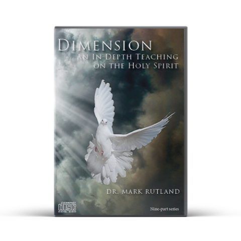 DVD cover: "Dimension" with a dove in front of a cloudy background. Light rays emanate from above.