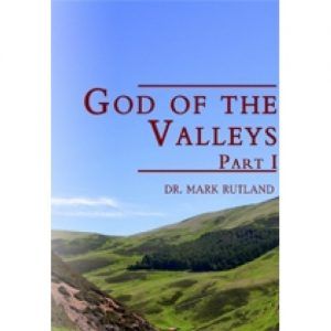 Book cover: "God of the Valleys Part I" over a scenic valley with a blue sky.