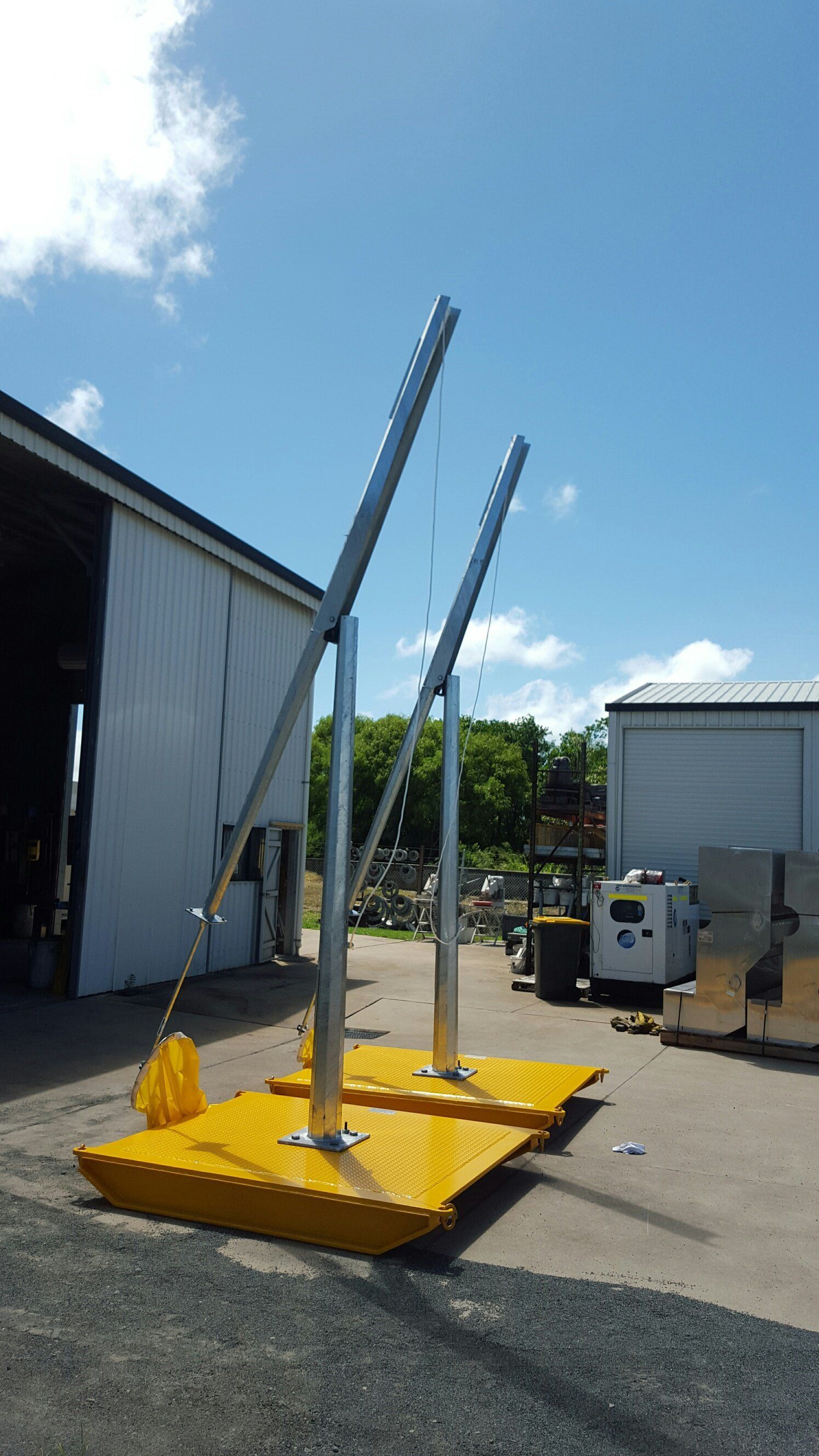 New Windsock Skids — North Mackay, QLD — JSIS Engineering Pty Ltd