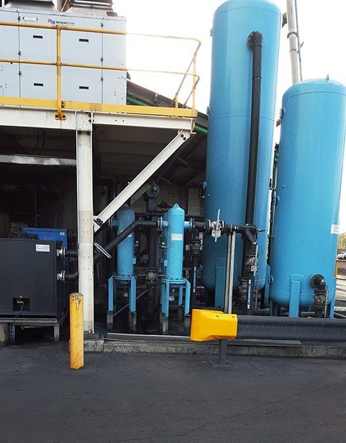 Front View of CHPP Plant Air — North Mackay, QLD — JSIS Engineering Pty Ltd