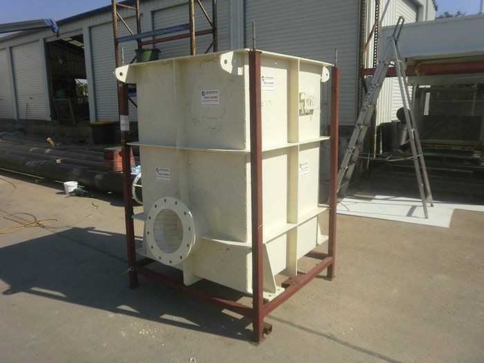 Chutes Outside Factory — North Mackay, QLD — JSIS Engineering Pty Ltd