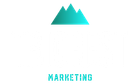 Tricrest Marketing LLC marketing consultant logo fearing a three peaked mountain in teal gradient