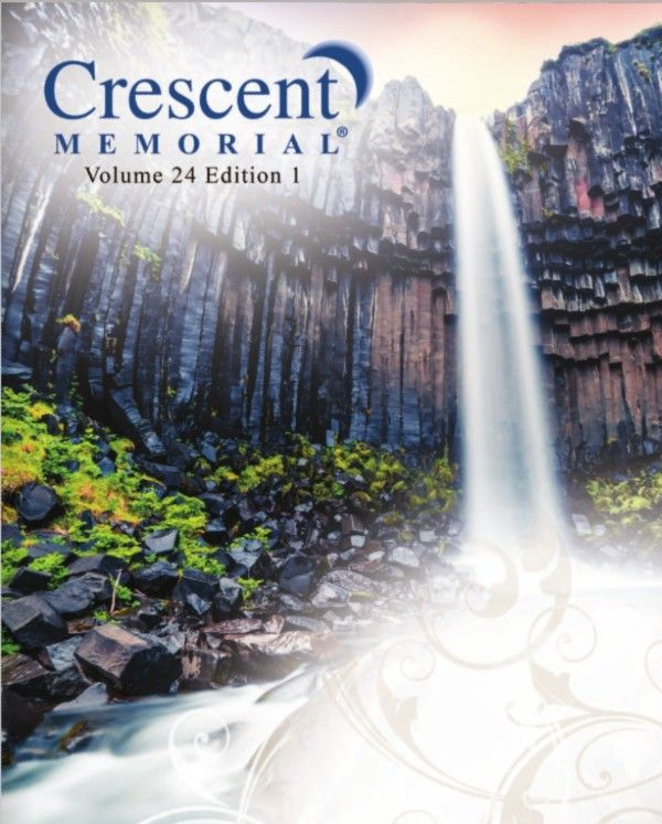 Catalog for Crescent Memorial offering urns, keepsakes and memorial merchandise