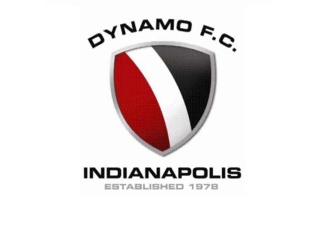 A logo for dynamo f.c. indianapolis established in 1978
