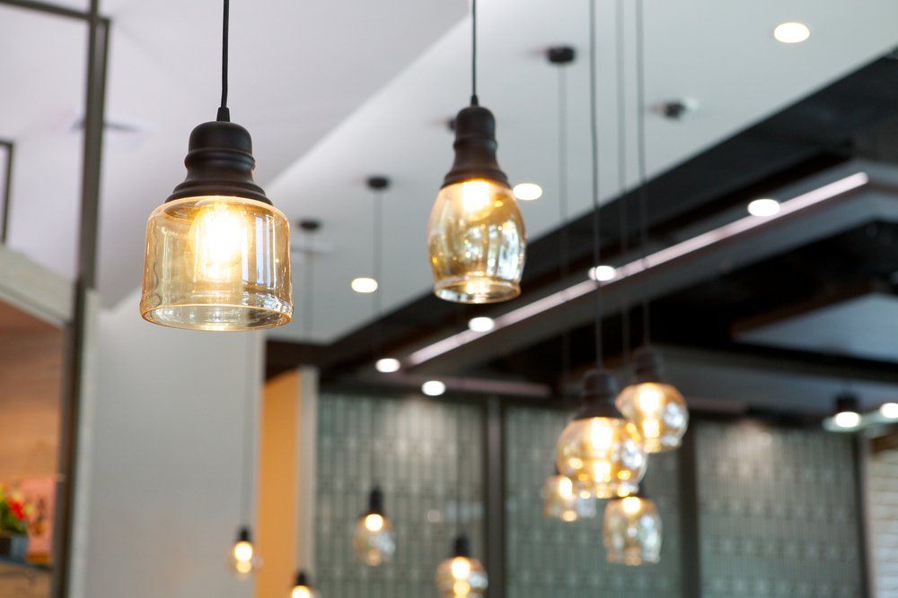 Modern Lighting Decor In Coffee Shop — Stramac Lighting In Wickham, NSW