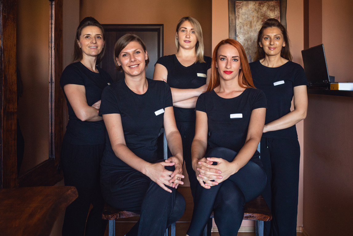 A grou pf Licensed Massage Therapists