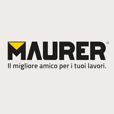 Il logo Maurer è nero e giallo su sfondo bianco.