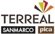Un logo per terreal sanmarco pica su uno sfondo bianco.