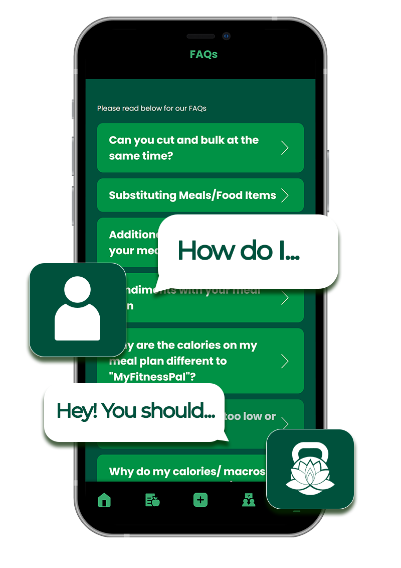 A cell phone with a speech bubble that says `` how do i ... hey ! you should ... ''