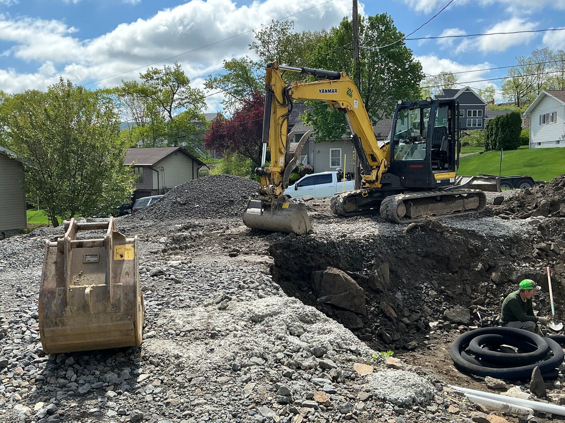 French Drain installation