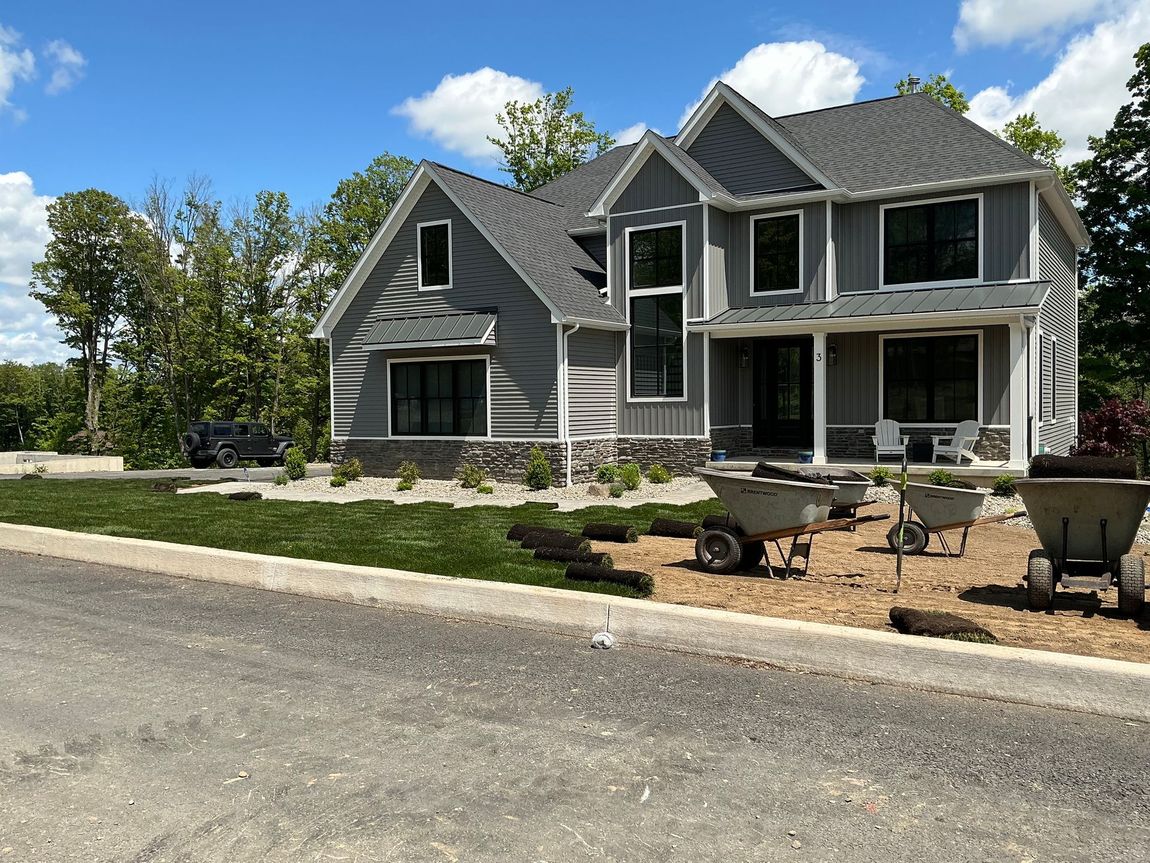 A New Home deserves landscaping that is sustainable, low maintenance, and bursting with curb appeal.