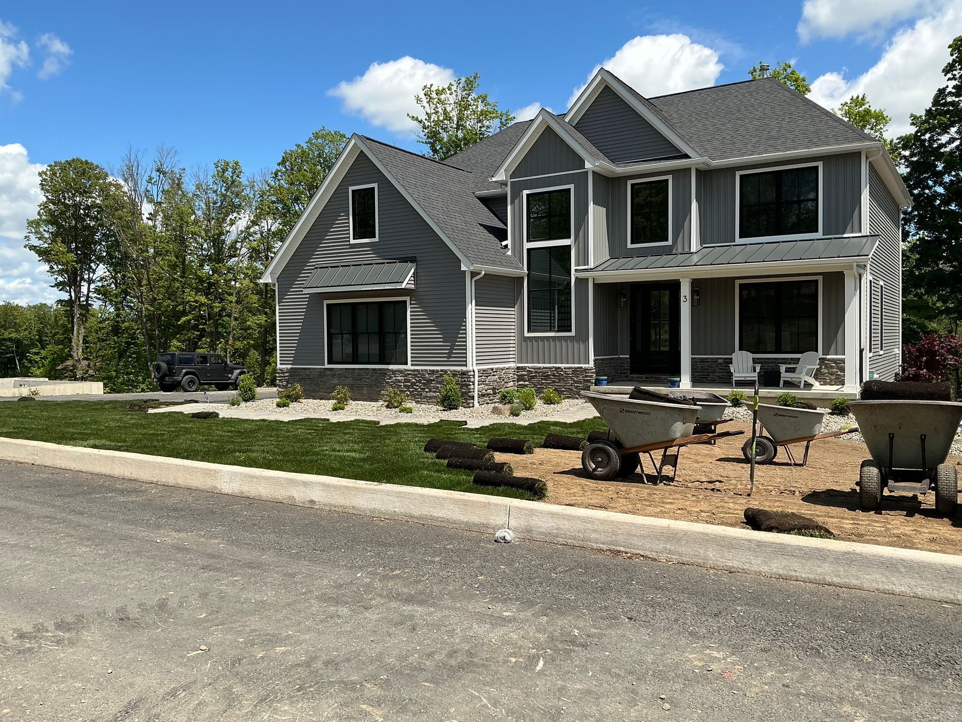 A New Home deserves landscaping that is sustainable, low maintenance, and bursting with curb appeal.