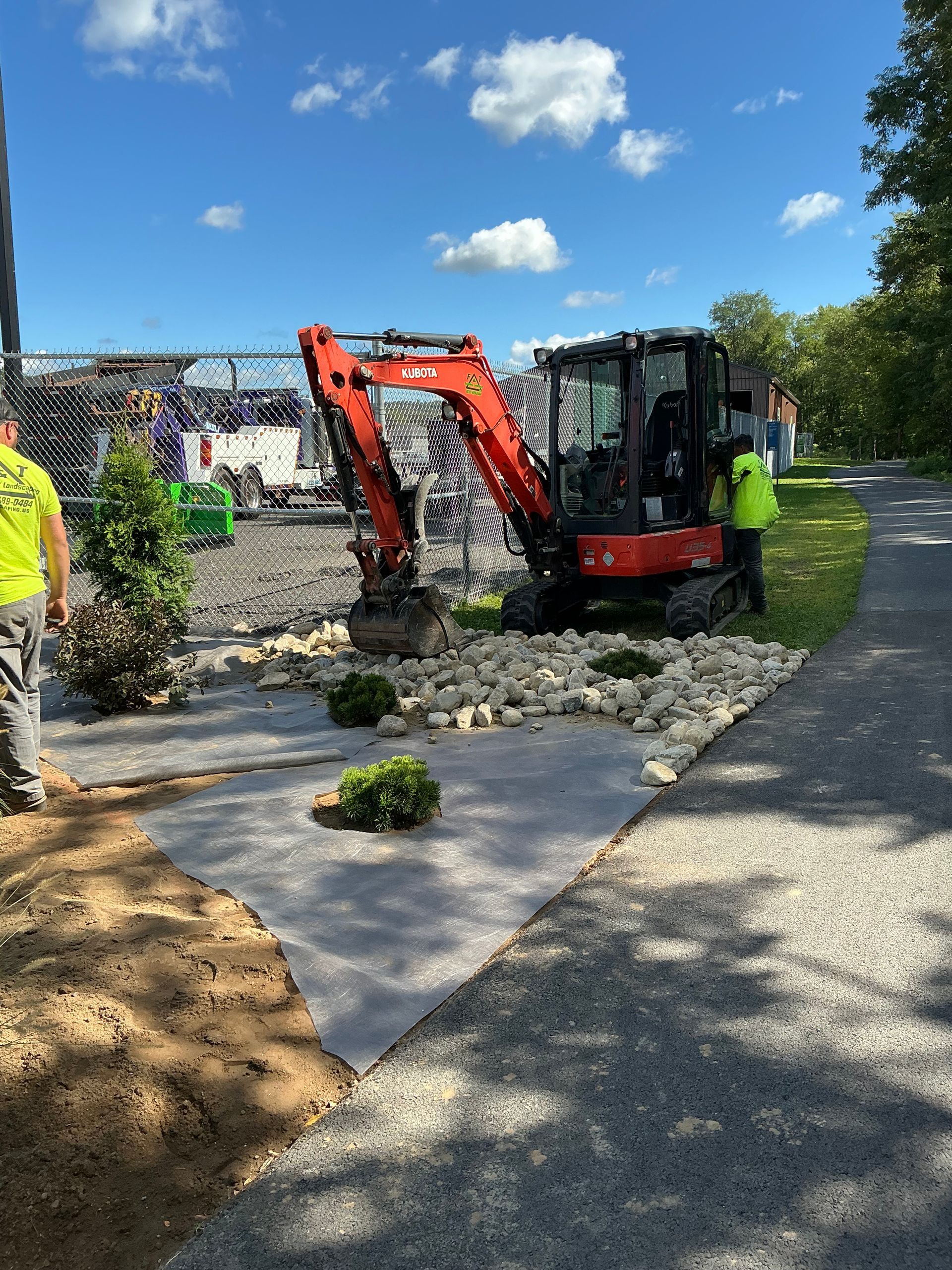 Commercial Hardscaping that adds both curb appeal and sustainability. 