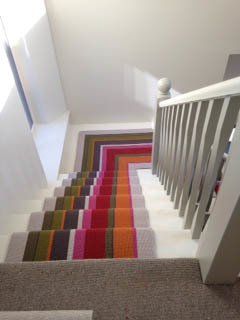 Carpet on staircase