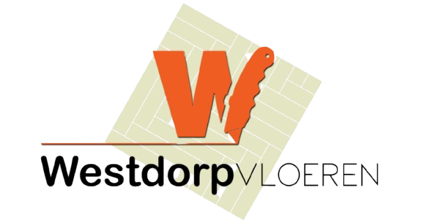 Een logo voor een bedrijf genaamd westdorpvloeren
