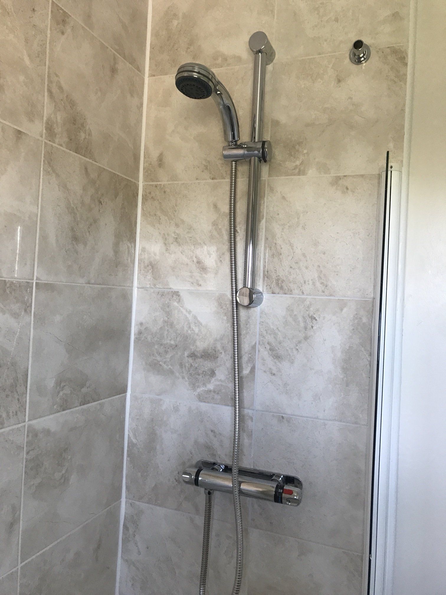 New shower