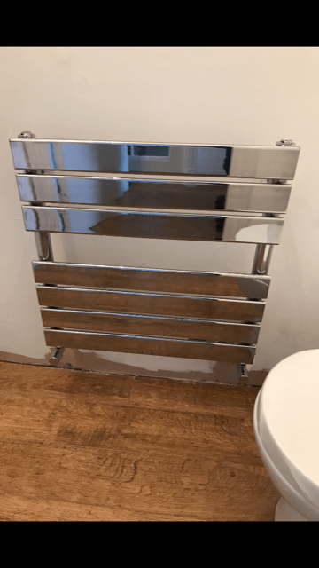 Heated towel rail