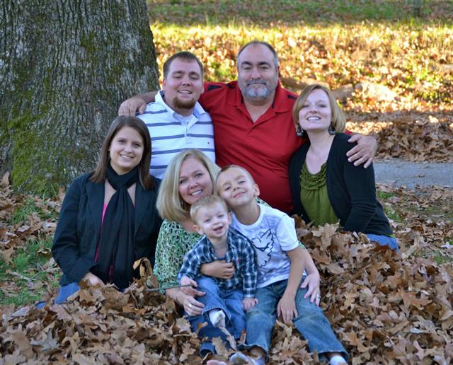 David and Leigh Roberts and family, President of Express Yourself Paint