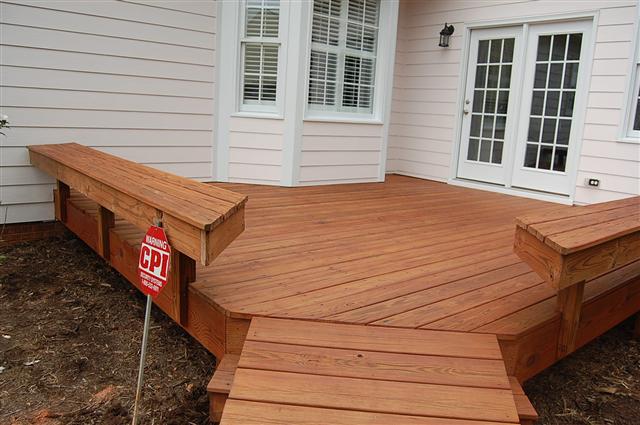 Deck Staining and Power Washing, Exterior project by Express Yourself Paint - Raleigh, NC