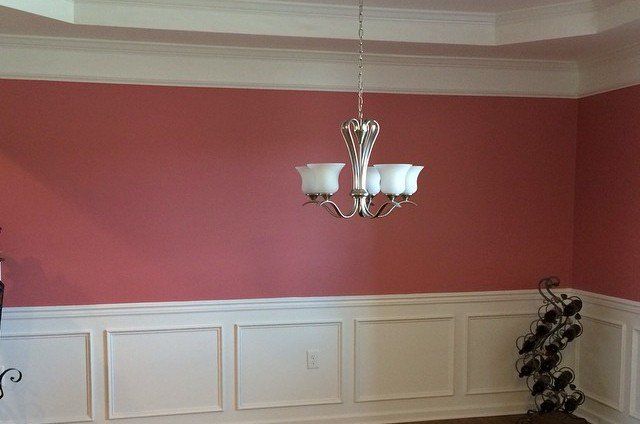 Dining Room interior paint project in Durham, NC by Express Yourself Paint