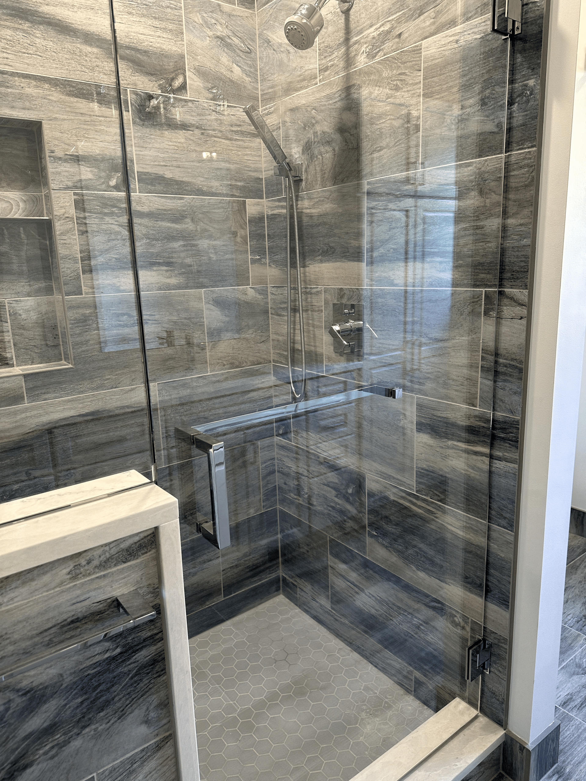 A living room with TV