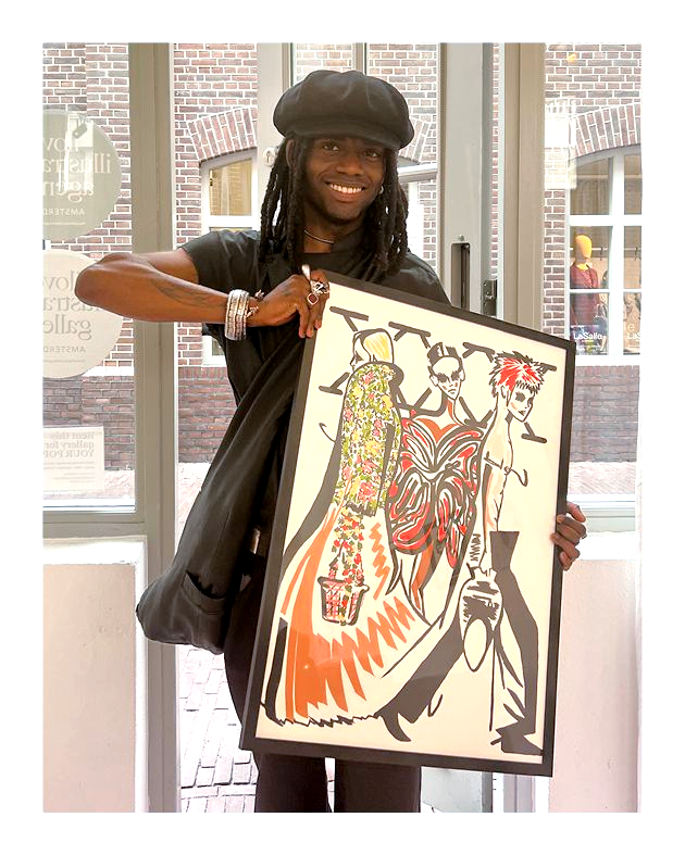 AKIN JAMES  at MODESTAD AMSTERDAM_I Love Illustration Gallery
