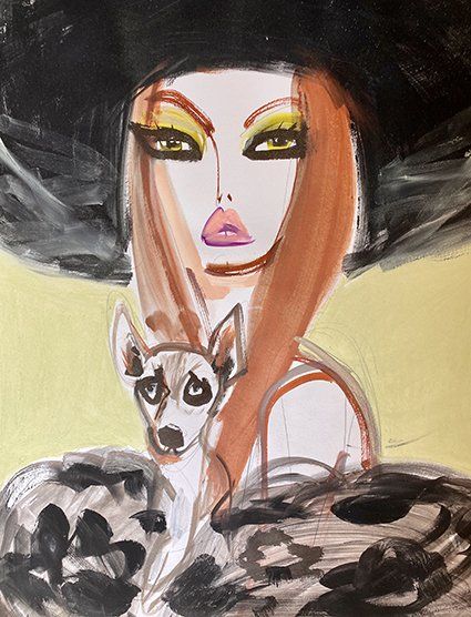 Astrid X Vos solo expo I love illustration Gallery Amsterdam