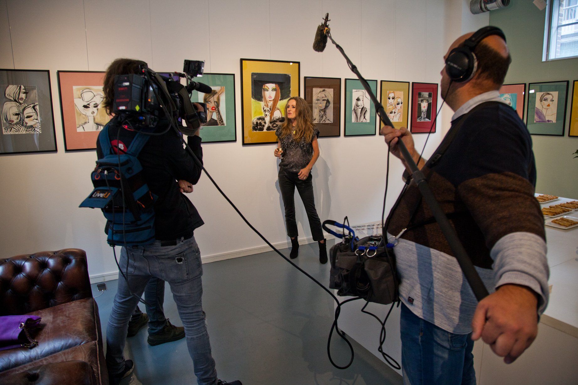 Astrid Vos Opening exhibition at I Love Illustration Gallery Amsterdam