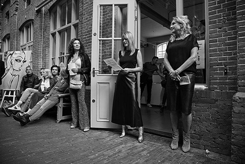 Astrid Vos Opening exhibition at I Love Illustration Gallery Amsterdam