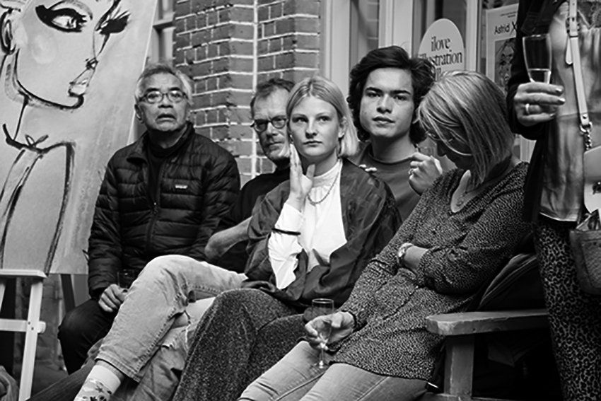 Astrid Vos Opening exhibition at I Love Illustration Gallery Amsterdam