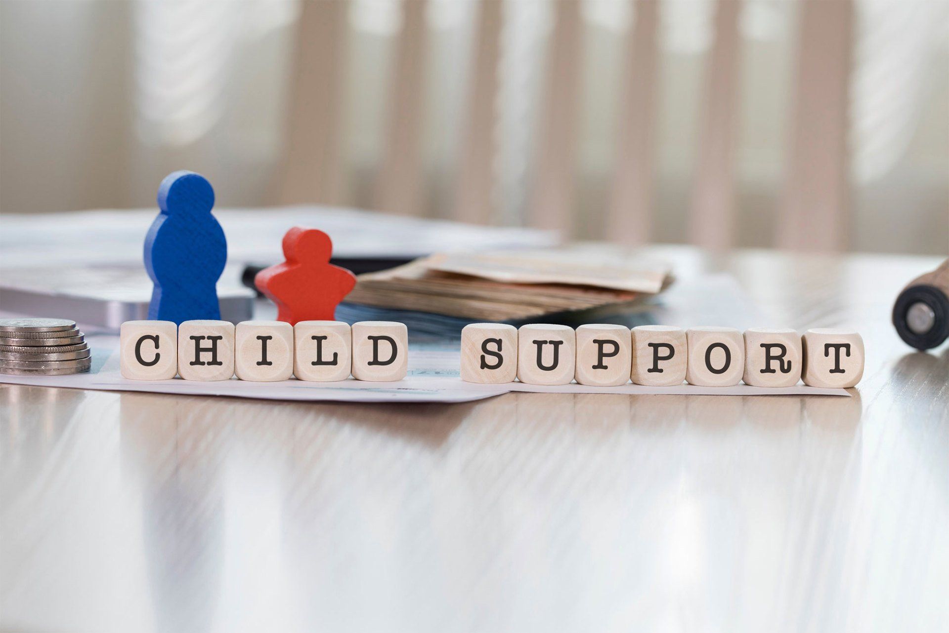 Wooden Letters of Child Support — Tarrant County, TX — David F. Pickering - Attorney at Law